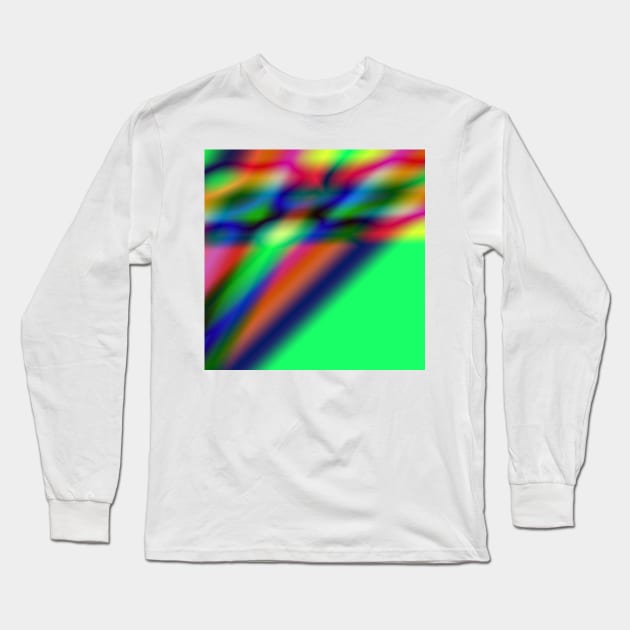 multicolored texture abstract art Long Sleeve T-Shirt by Artistic_st